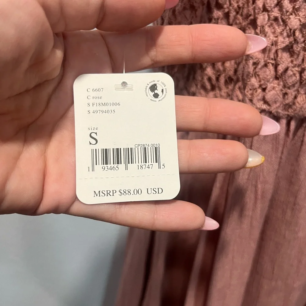 NWT Free People One Adella slip dress